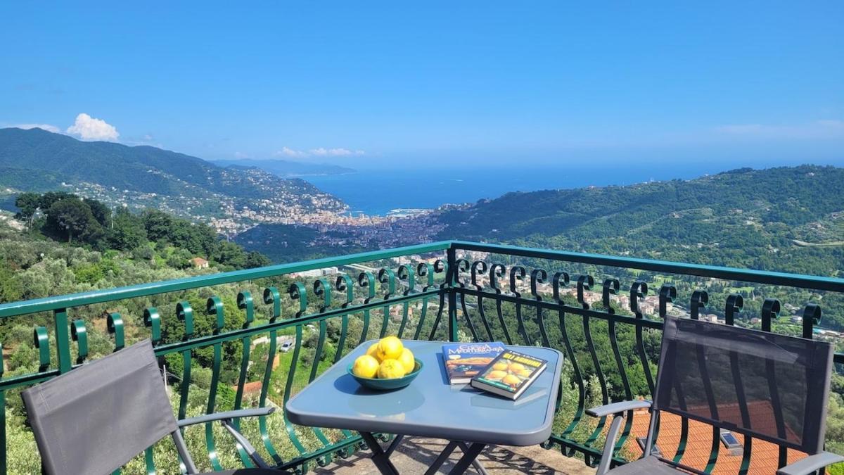 Sea-View Retreat - Pool, Tavern, Fireplace Villa Rapallo Exterior foto